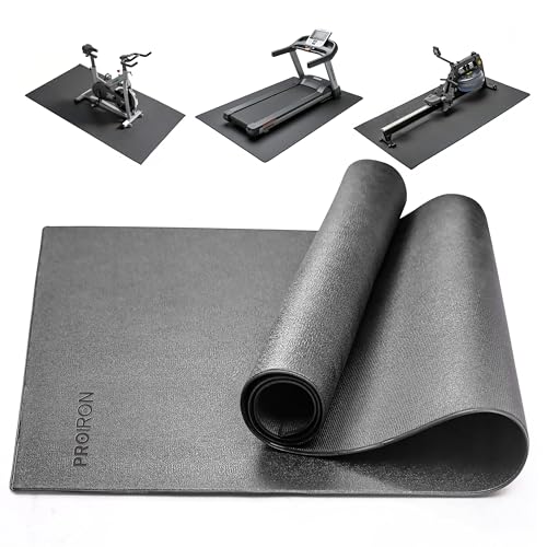 PROIRON Heavy Duty Exercise Equipment Mat, Treadmill Mat - 45"x32", 48"x24", 78"x36" - Floor Protector for Home Gym, Exercise Bike, Weight Bench, Rowing Machine, Cross Trainer - size: 78*36