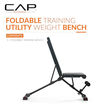CAP Barbell Multi-Purpose Adjustable Utility Strength Training Weight Bench | Multiple Options - style: ELITE