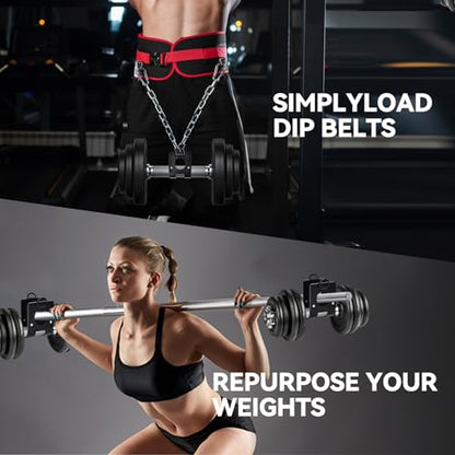 Home Gym Clips : Load Dumbbells on Barbells, Turn Bars into Landmines, T-Bar Row with Any Grip, Hook Dumbbells on Dip Belts - style: 2pcs