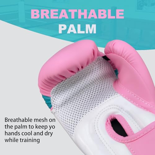 Kids Boxing Gloves for Boys & Girls, Youth Training Sparring Gloves for 3-15 Years, Toddler Punching Bag Gloves for Kickboxing, Muay Thai, MMA, Karate (4oz, 6oz)