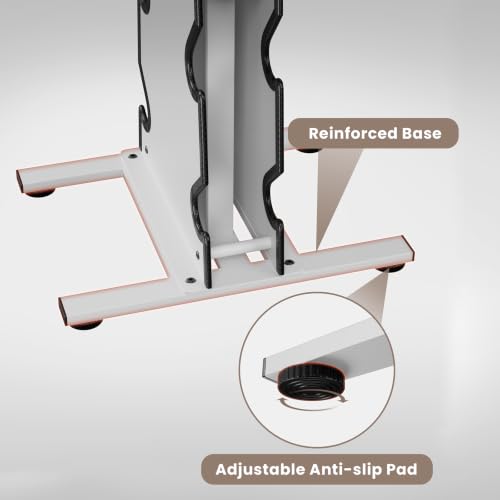 Dumbbell Rack Stand Only, 7-Tier | 5-Tier | 3-Tier Weight Rack for Dumbbell - color: White, size: 7 Tier