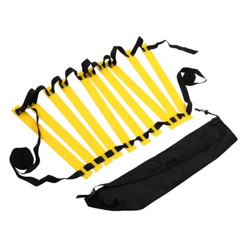 Agility Speed Ladder Soccer Ball Football Flexibility Training and Carry Bag for Adults Sport Equipment Set Football Exercise - color: 5 meters 10 knots