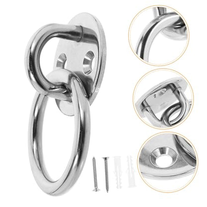 balacoo Ceiling Anchors Heavy Duty Battle Rope Wall Mount Aerial Ceiling Mount for Suspension Straps and Hammock Hooks