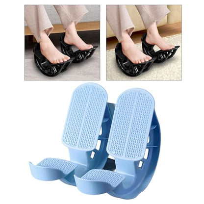 Colaxi 2Pcs Foot Rocker Calf Stretcher Non Slip Portable Fitness Pedal Foot Tilting Stretching Tool for Balance Exercise Flexibility - color: Blue