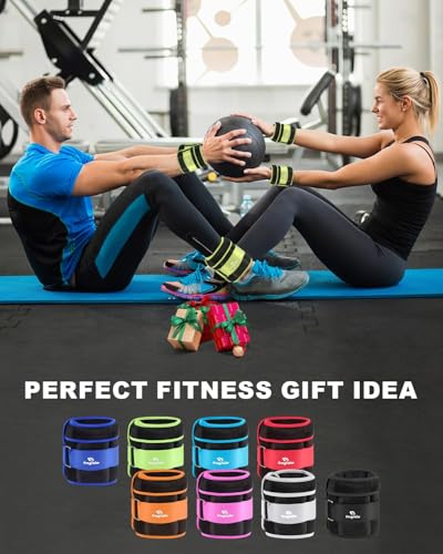 Fragraim Adjustable Ankle Weights 1-3/4/5/6/8/10/12/15/20 LBS Pair with Removable Weight for Jogging, Gymnastics, Aerobics, Physical Therapy - color: Green, style: 5 lbs each( 10 lbs pair)