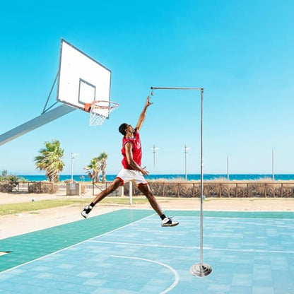 Adjustable Height Jump Trainer, Floor Standing Vertical Training Equipment, Measurement, Stable Base, Measurement Aid ()
