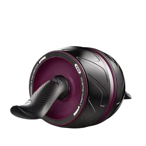 Ab Roller Wheel and Knee Mat, Abs Workout Equipment for Abdominal & Core Strength Training, Home Gym Fitness Exercise Wheels for Women Men, Abdominal Wheel - color: M-Purple