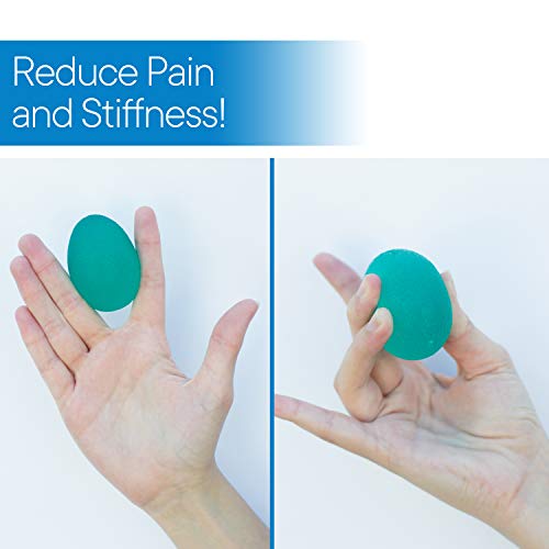 RMS 4-Pack Hand Exercise Balls - Physical & Occupational Therapy Kit