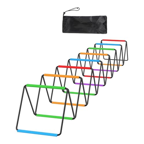 Agility Ladder, Football Ladder, Foldable Jumping Hurdles, Agility Training Equipment for Foot Exercises - size: 16 Grids