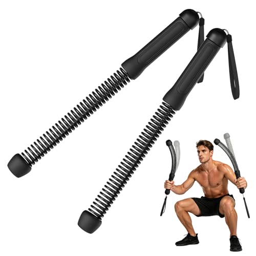 PureWellness Battle Ropes, Weighted Ropeless Battle Rope with Adjustable Resistance Springs for Home Gym Exercise, Portable Workout Equipment for Strength Training & Cardio Fitness