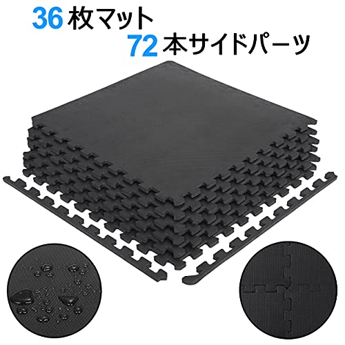 ZENY 36 Pack Puzzle Exercise Mat, 1/2'' Interlocking Foam Floor Mat, Gym Flooring Mat, Home Gym Workout Exercise Equipment Mat