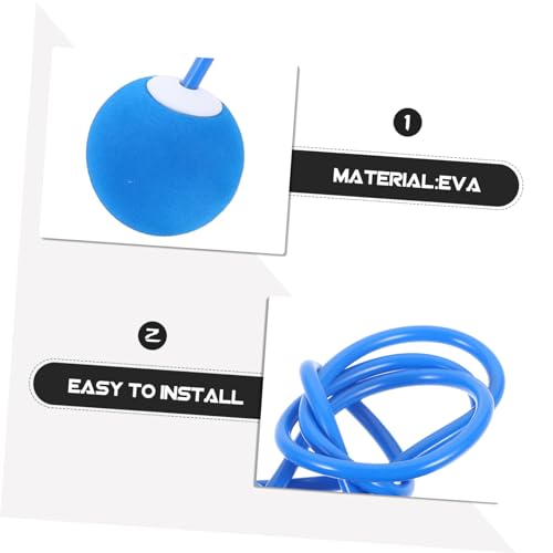 1 Pair Ropeless Ball Skipping Rope Fitness Skipping Rope Ball Cordless Ball Fitness Jump Rope Ball - color: Blue