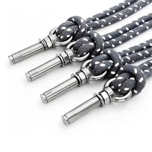Upgraded Yoga Wall Ropes, Extra Thick Cotton Yoga Strap with Reinforced Knots, Durable Yoga Inversion Ropes for Flexibility Training, Suitable for Yoga Studio, Home Gym