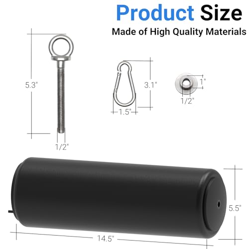 Heavy-Duty Power Rack Attachments, Quick-Install Home Gym Accessories for 2x2, 2x3 & 3x3 Power Racks, Fits 1/2" & 1" Holes - color: Leg Hold Down Attachments 1-Pack