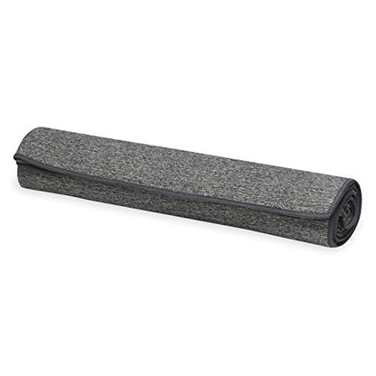Gaiam Yoga Towel - Mat Sized Active Dry Non Slip Moisture Wicking Sweat Absorbent Microfiber Hot Yoga Towel for Women & Men | Stay-Put Corner Pockets (70" Long x 26" Wide)