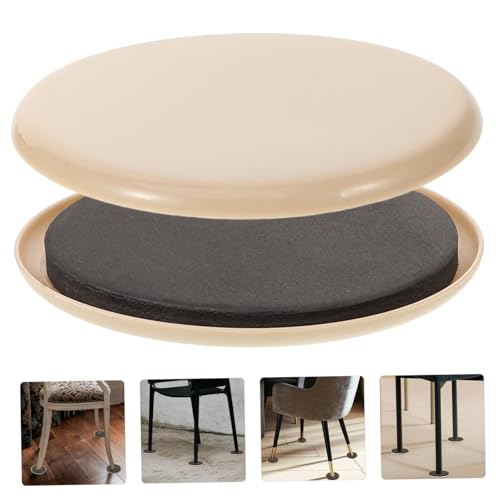 5pcs Carpet Hardwood Furniture Sliders Sliding Pads for Tables Chairs Desks Cabinets Noiseless Moving Gliders for Floor Protection - size: 12.50X12.50X1.00CM