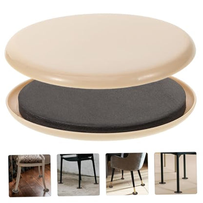 5pcs Carpet Hardwood Furniture Sliders Sliding Pads for Tables Chairs Desks Cabinets Noiseless Moving Gliders for Floor Protection - size: 12.50X12.50X1.00CM