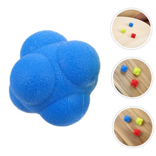 ibasenice 6-Pack Hexagon Agility Training Ball Hand Eye Coordination Reflex Training Tool for Kids Adults