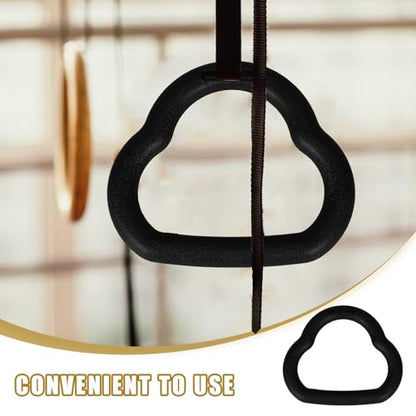 Abaodam ’s Gymnastics Rings Set – Indoor Pull-up Rings, Safe Non-Slip Cartoon Design with Adjustable Straps for Home Strength Training and Fitness Exercises