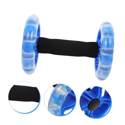 Dual Wheel Ab Roller for Core Strengthening Tummy Shaping Fitness Device Knee Pad for Men and Women Home Workouts