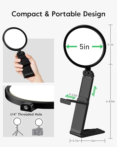 LitONES Ring Light for Computer, Eye-Care Lighting for Zoom Call, Streaming - color: BACK 1 PSC