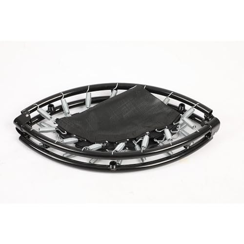 36 Inch Foldable Mini Trampoline Fitness Rebounder w/Adjustable Handle