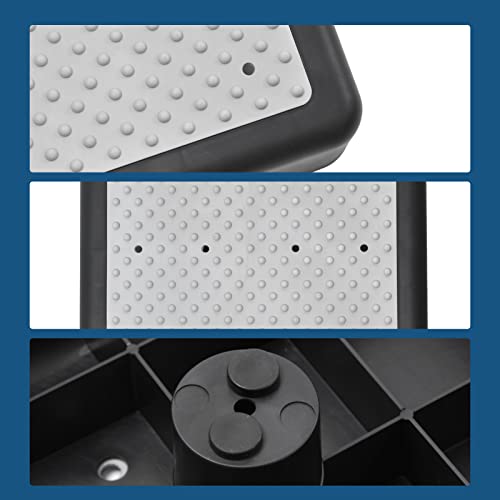 Anti Slip Step Stool Indoor/Outdoor Half Step Bath Shower Stackable Elderly Plastic High Riser Step Stool Aid Portable Stepping Stool for Household Garden High Beds