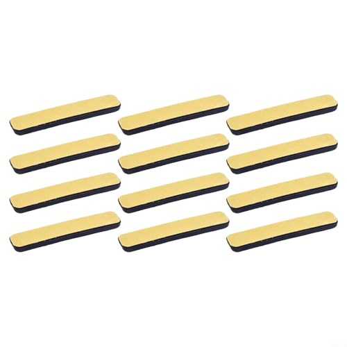 12-Pack Furniture Sliders Gliders, 15x75mm PTFE Floor Protectors for Smooth Silent Moving, Wear-Resistant Movers to Prevent Scratches on Hardwood for TILE Carpet and Protect