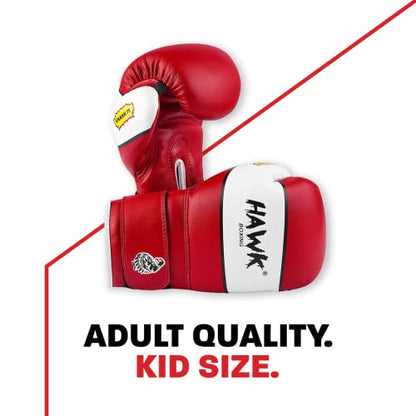 Kids Boxing Gloves for Kids Children Youth Punching Bag Kickboxing Muay Thai Mitts MMA Training Sparring Gloves - color: Red, size: 4 oz