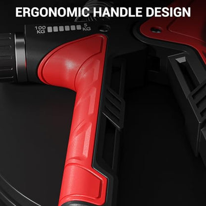 Hand Grip Strengthener - Adjustable Resistance 11-220Lbs Forearm Strength Trainer with Counting, Silicone Grip Ring & Hand Exercise for Quickly Increasing Wrist Forearm and Finger Strength Combo Set - color: Red Combo Set