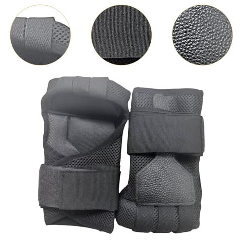 Menolana Sparring Gloves Hollow Palms Breathable Punching Gloves Hand Wraps for Kickboxing Grappling MMA Karate Fitness - color: Black