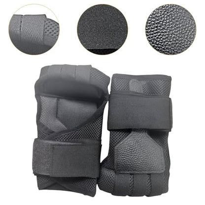 Menolana Sparring Gloves Hollow Palms Breathable Punching Gloves Hand Wraps for Kickboxing Grappling MMA Karate Fitness - color: Black