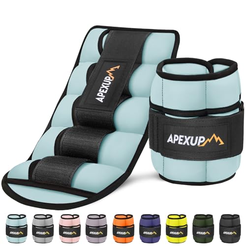 Adjustable Ankle Weights for Women and Men, Modularized Leg Weight Straps for Yoga, Walking, Running, Aerobics, Gym, Physical Therapy