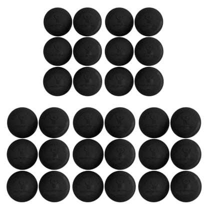 GCA Pro Lacrosse Official Game Ball NFHS College Approved Velocity 6 Pack LAX Field Tournament Rubber Practice (Black, 6 Balls)