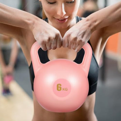 Water Filled Kettlebell PE Material Soft Exercise Equipment for Men Women Safe Rounded Design Multipurpose Training for Home Gym Travel Workouts