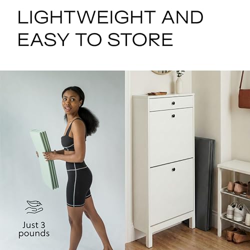 Stakt The Original Foldable Yoga Mat, Premium Foldable Exercise & Workout Mat with Non-Slip Surface, Lightweight Portable for Studio or Home Use, As Seen on Shark Tank