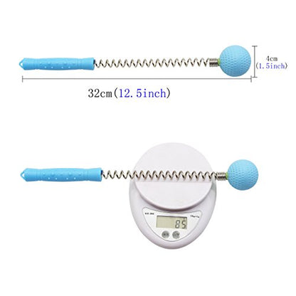 SinLoon Massager Ball Hammer(2-Pack) Hammer Stick Manual Beat Golf Ball Massager Back Shoulder Massage Full Body Reduce Fatigue Pain(Blue)