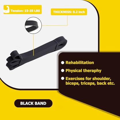 Pull Up Bands, Resistance Bands, Pull Up Assistance Band Exercise Bands for Men & Women Working Out, Body Stretching, Physical Therapy, Muscle Training