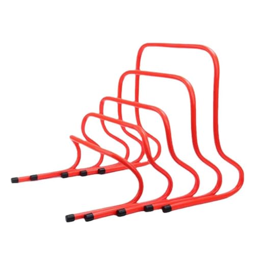5 Pcs Hurdles Training Equipment Practice, Speed Agility Training Hurdles, with Carry Handle, Easy to Use, for Athletes Sports Soccer Football Tennis Basketball