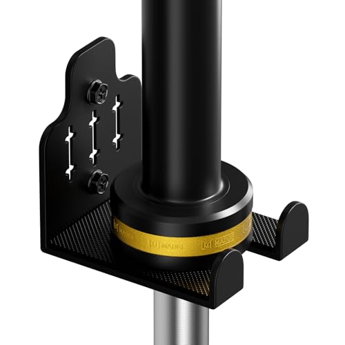 JNIHEEP Barbell Wall Holder,Olympic Barbell Hanger,Home Gym Bar Wall Rack - color: Black 1 hook