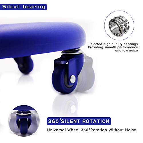 Abdominal Roller Ab Exercise Wheel Disc Core Coaster Core Fitness Sliders Ab Workout Equipment Easy Roller with Knee Mat for Home Gym