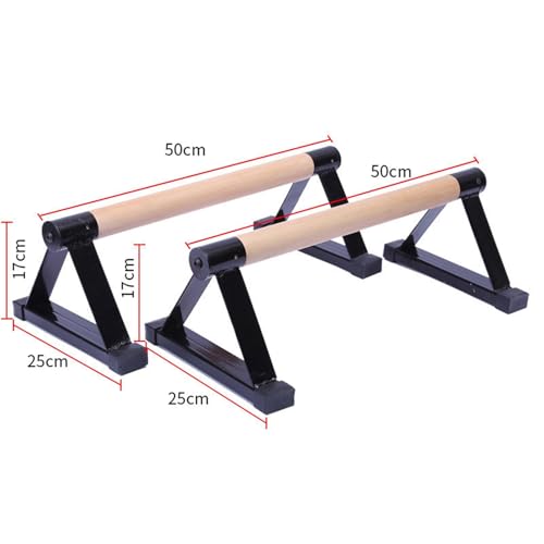 Premium Wooden Push Up Bars Set for Strength Training and Body Fitness