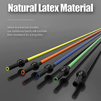 Uten Resistance Bands - color: Yellow, Orange, Blue, Green, Black