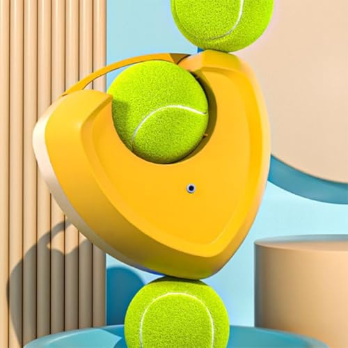 Tool Quick Setup None Water Tennis Practice Equipment Includes Ball for High Bounce Training Enduring Tennis Trainer Rebounds with Rope None Water