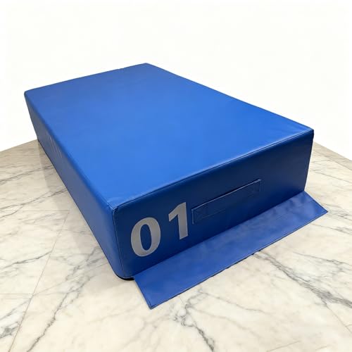 Stackable Foam Plyometric Jump Box, Free Combination Height Exercise Box Non-Slip Surface & Soft EPE Foam for Plyometrics HIIT Strength Training Home Gym(Size:01#-35.4 * 21.7 * 7.9in) - size: 01#-35.4*21.7*7.9in