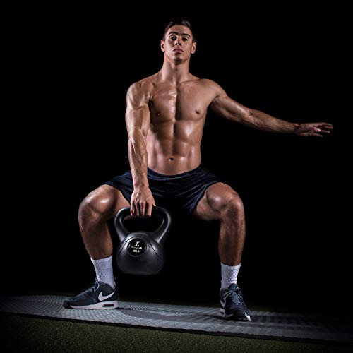 ProsourceFit Vinyl Plastic Kettlebell from 10, 15, 20, 25, 30 and 35 lbs - style: 30lb