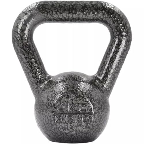 Kettlebell Weights Gym Solid Cast Iron Kettle Bells, Men's Strength Training Dumbbell, Push-ups/Swings/Rowing, Weight Loss Equipment(4kg)