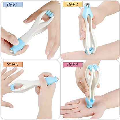 Nuanchu 3 Pieces Finger Wrist and Hand Massager Hand Massage Roller Tools Handheld Blood Circulation Tools for Man and Woman