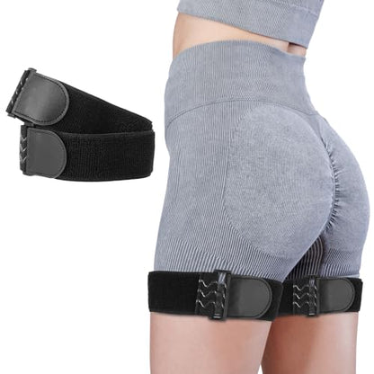 2 Pcs Blood Flow Restriction Bands for Women BFR Bundle Booty Band Occlusion Band Adjustable Occlusion Resistance Best Fabric Resistance Bands for Legs Butt Hip Building Workouts Squat Thigh - style: standard