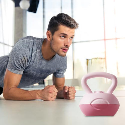 Kettle Bell - Grip Strength Adjustable Weight Tool, Soft Kettlebell | Coated Training Equipment, Ergonomic Handle, Compact Fitness Gear | Home Workouts Muscle Building Conditioning Men Women - color: 4kg